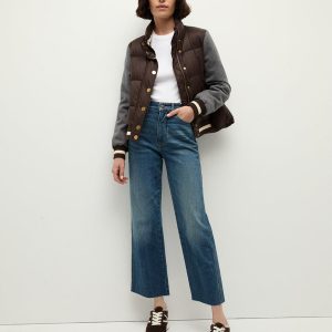 BRIGHT PING CROPPED VARSITY